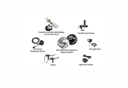 PREMIUM: ELECTRIC BICYCLE CONVERSION KIT2
